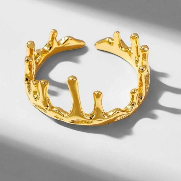 COPY - Honey Drip 18k Gold Plated 925 Sterling Silver Ring - Picture 5 of 5